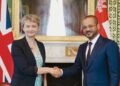 Sayyid Badr holds talks with British counterpart