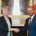 Sayyid Badr holds talks with British counterpart