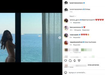The Victoria’s Secret model who is about to give birth and the commented photo of Manuel Carrasco with Lenny Kravitz, among the images on Wednesday