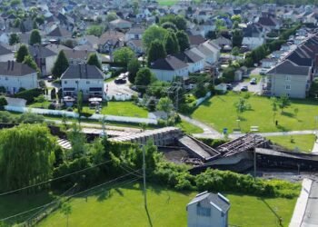 Train derails northeast of Montreal, police say no injuries