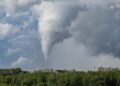 Several structures damaged after tornado passes through part of central Alberta hamlet