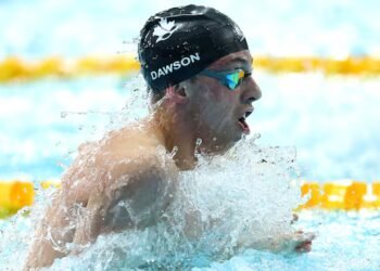 Canada’s Oliver Dawson a medal contender in men’s 100m breaststroke final