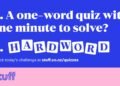 Quiz: The Really Hard Word … unwilling to spend money