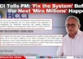 BCCI Tells PM: ‘Fix the System’ Before the Next ‘Mira Millions’ Happens