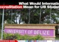 What Would International Accreditation Mean for UB Students?