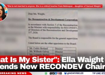 “That Is My Sister”: Ella Waight Defends New RECONDEV Chair