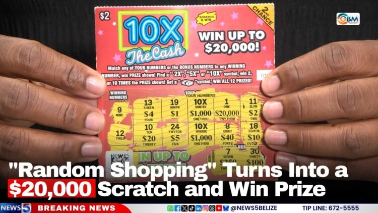“Random Shopping” Turns Into a $20,000 Scratch and Win Prize
