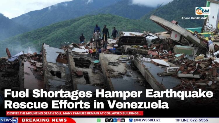Fuel Shortages Hamper Earthquake Rescue Efforts in Venezuela