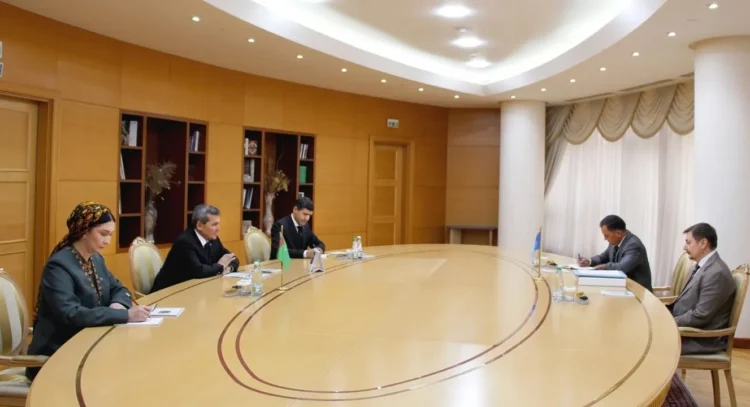 Meredov held a meeting with the UN Coordinator concluding his mission in Turkmenistan