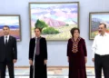 An art exhibition featuring works by Natalia Kalugina and Gennady Osipov has opened in Ashgabat