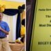 Acting Sergeant Dion Moses presents discipline award at Petite Savanne Primary graduation