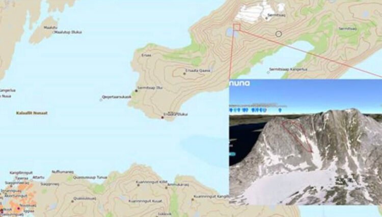 Traffic is prohibited in an area on Sermitsiaq due to aircraft wreckage