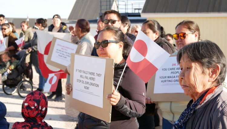 A third of Ittoqqortoormiit’s inhabitants participated in the demonstration
