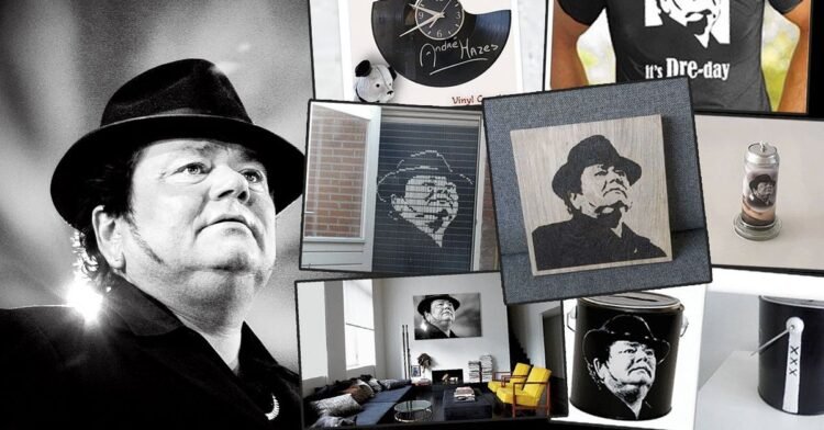 You see that one image by André Hazes everywhere – but the maker earns nothing from it