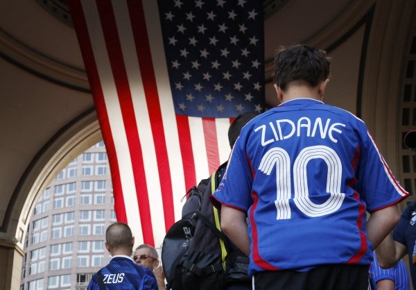 France urges calm during World Cup game