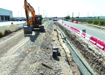 Barka sewage project 78% complete