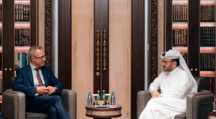 Advisor to the Prime Minister and official spokesman for the Ministry of Foreign Affairs meets with the Political Director of the German Foreign Ministry