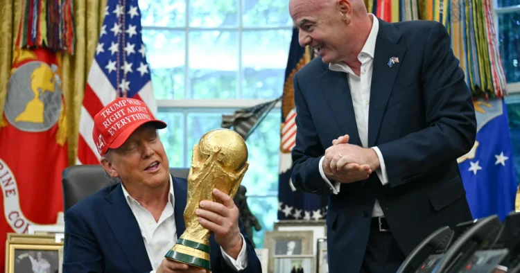 Infantino’s appeasement of Trump is frowned upon by MEPs