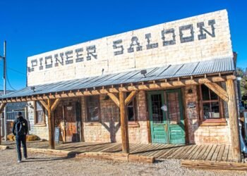Step into this historic American ‘Pioneer Saloon’ near Las Vegas