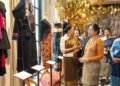 Myanmar First Lady visits Traditional Lao Silk Residence, Lao Art Museum