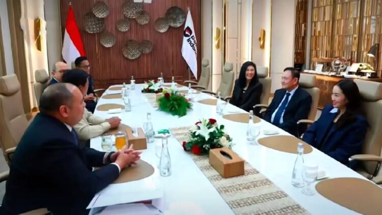 Thaksin, Yingluck and Paetongtarn meet Indonesian President Prabowo for investment talks