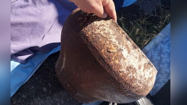 A 100-year-old cast iron pot with an unusual history was sold at a flea market in Kara-Balta