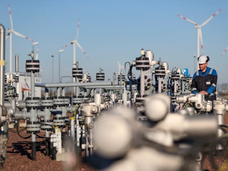 European gas reserves low but not yet critical