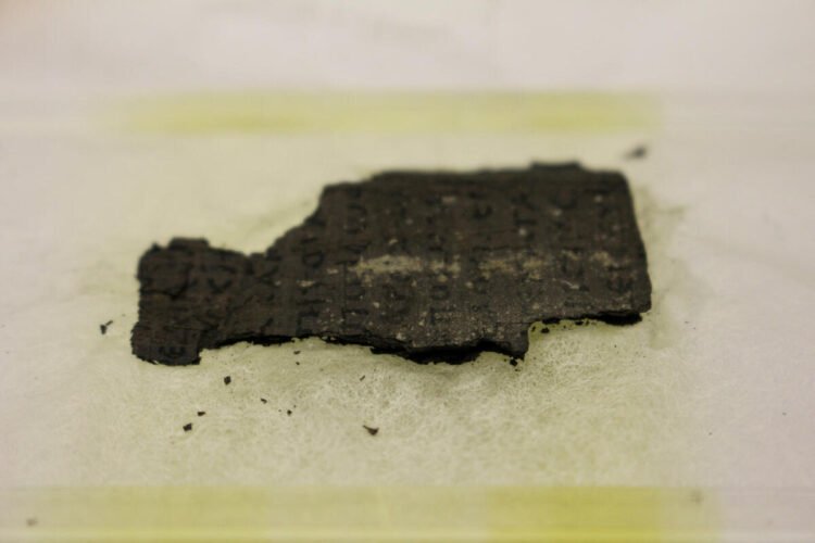 The complete text of the charred scroll from Herculaneum read for the first time