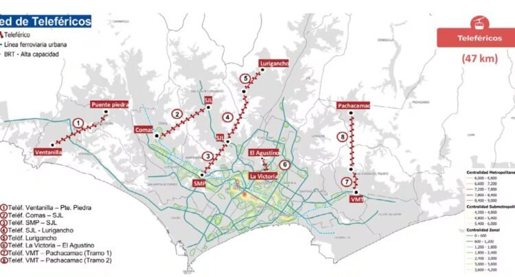 The eight cable cars planned for Lima: Is the city prepared for a mass air transportation system?