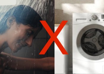 The reason why you should never shower while the washing machine is on: you can lose your life, there are recorded cases