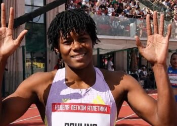 Marileidy Paulino starts the Diamond League by winning easily and breaking another record