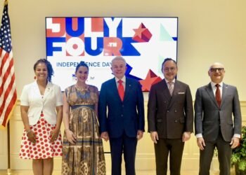 Espot participates in the commemoration of the 250th anniversary of the independence of the United States