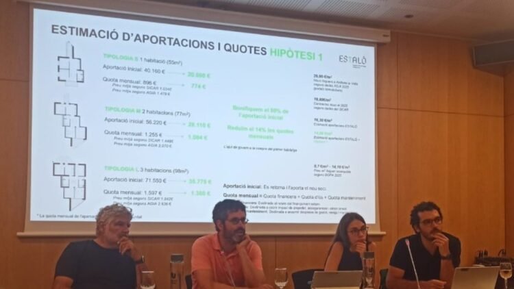 About thirty people are interested in cooperative housing in Andorra