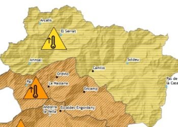 Alert for temperatures that will reach 37 degrees