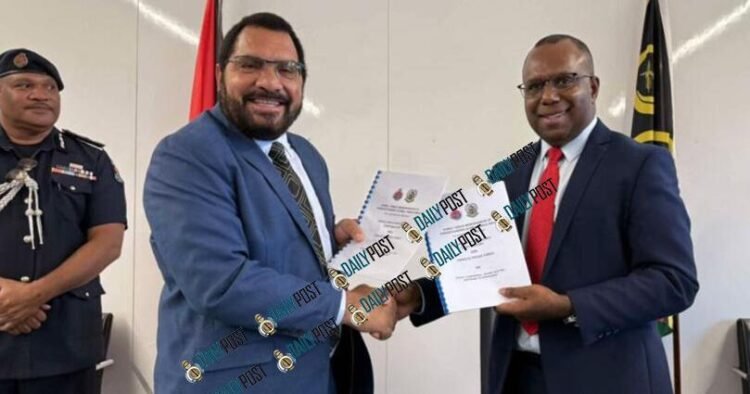 Pen on Paper for Kumul and Vanua Police Exchange Programme for a Two-Year Period