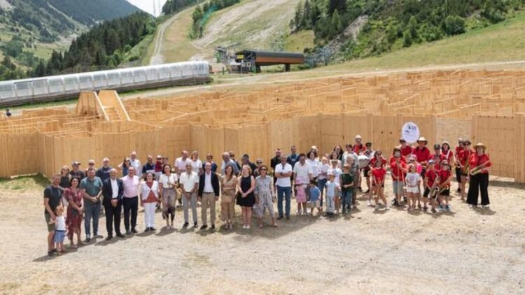 Soldeu’s Festa Major closes with a high turnout and debuts the Labyrinth on a human scale