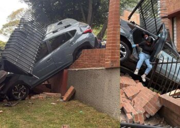 Serious traffic accident in Bogotá: car crashed into the wall of an apartment in Usaquén; This is the main hypothesis of the accident