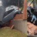 Serious traffic accident in Bogotá: car crashed into the wall of an apartment in Usaquén; This is the main hypothesis of the accident