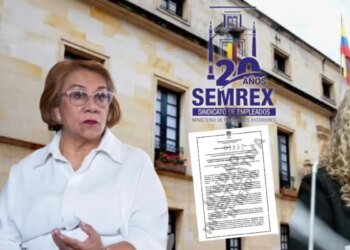 What is behind the unionization of the current chancellor Rosa Villavicencio and her former secretary general, recently appointed to a consulate?