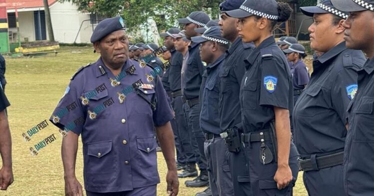 Port Vila police prepare for Independence operation