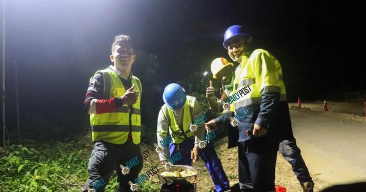 Contractors work around the clock on South Santo road | News