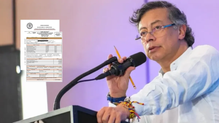 How much will Gustavo Petro receive as a pension as former president of Colombia?
