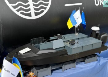 Global Mark showed the TRITON maritime drone at Eurosatory-2026 • Defense