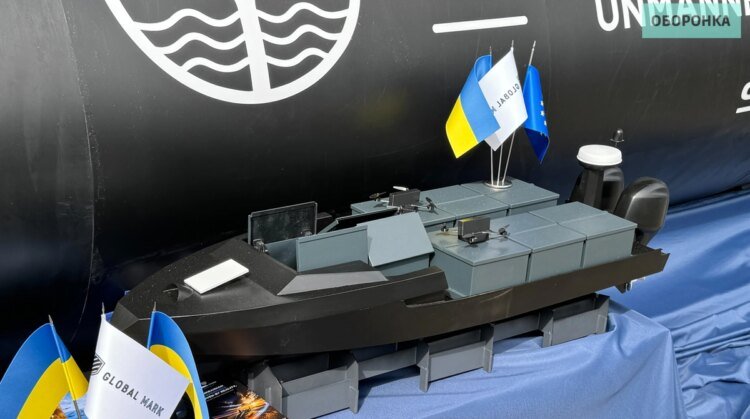 Global Mark showed the TRITON maritime drone at Eurosatory-2026 • Defense