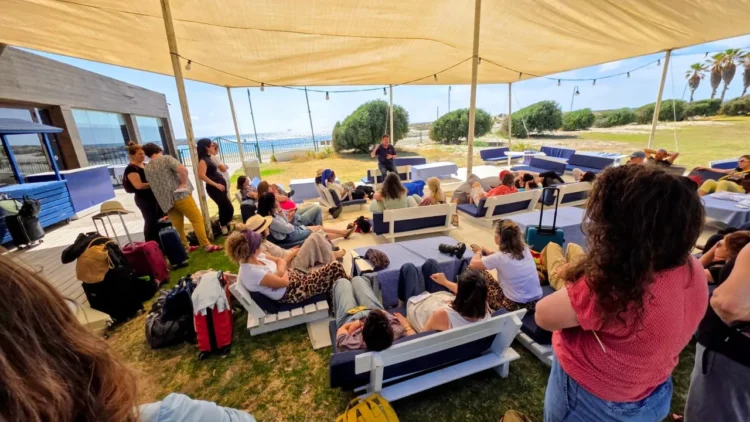 October 7 post-trauma therapists embark on a healing retreat
