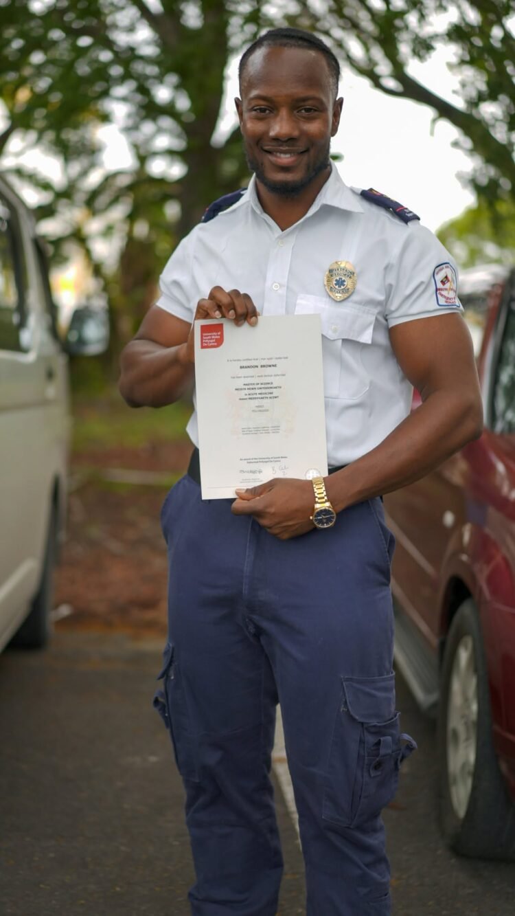 ABEMS Congratulates Acting Clinical Director Brandon Browne on Master’s Degree
