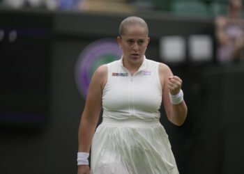 Ostapenko’s hard-fought victory in the first round of the Wimbledon tennis championship