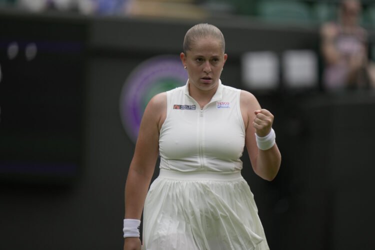 Ostapenko’s hard-fought victory in the first round of the Wimbledon tennis championship