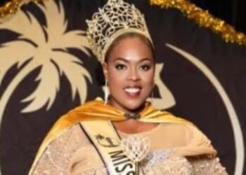 Dominica-born Milove Fontaine crowned Miss Elegantly Plus Caribbean queen while representing Antigua & Barbuda