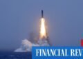 LIVE news updates: China missile flight path revealed by Taiwan; China failing to explain military expansion, says Richard Marles